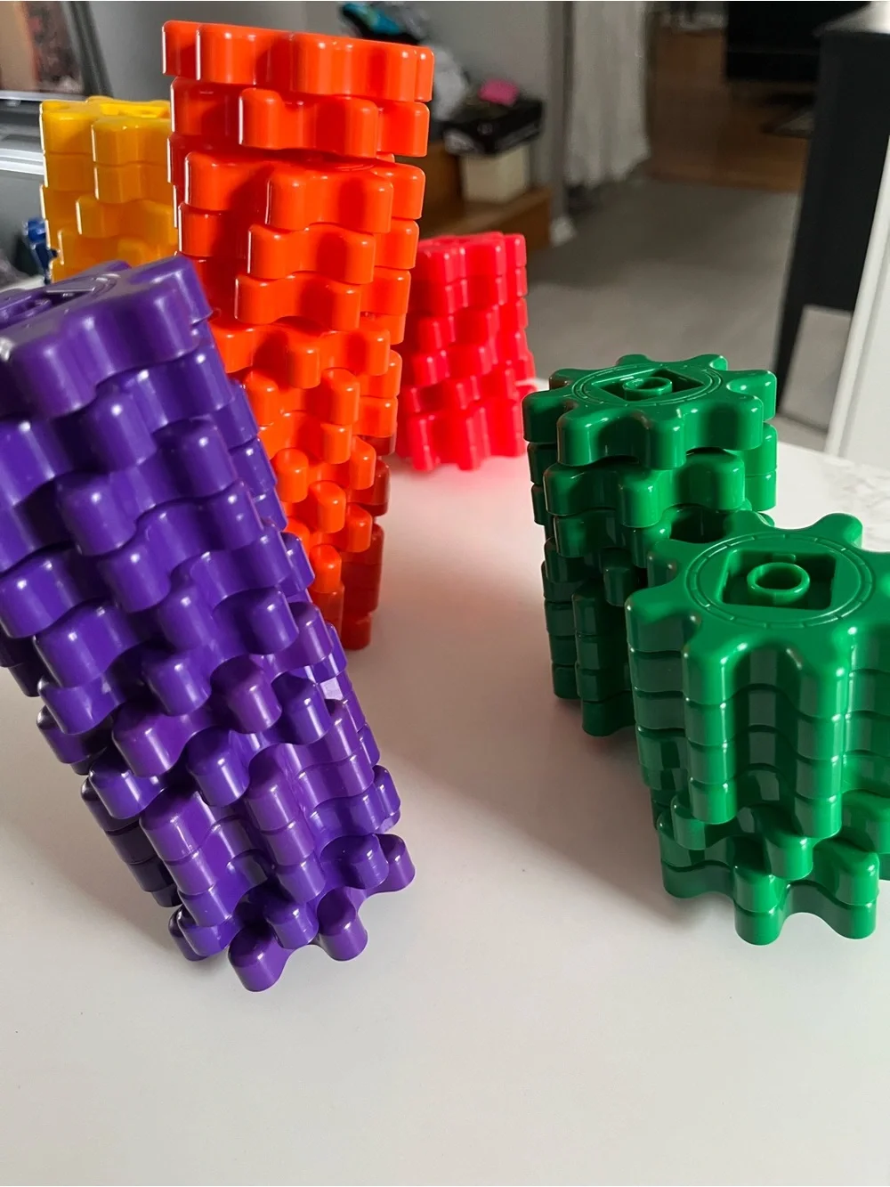 Learning resources gears gears gears.  Promotes STEM skills. Ages 3+